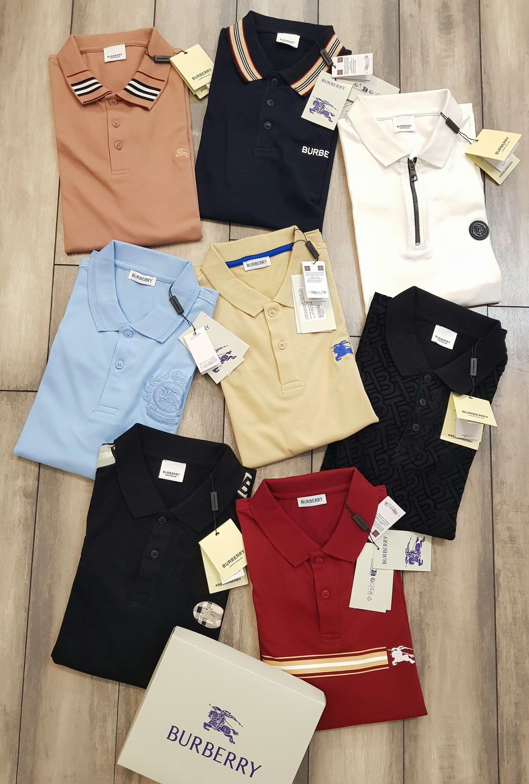 BURBERRY POLO SHORT SLEEVE SHIRT
