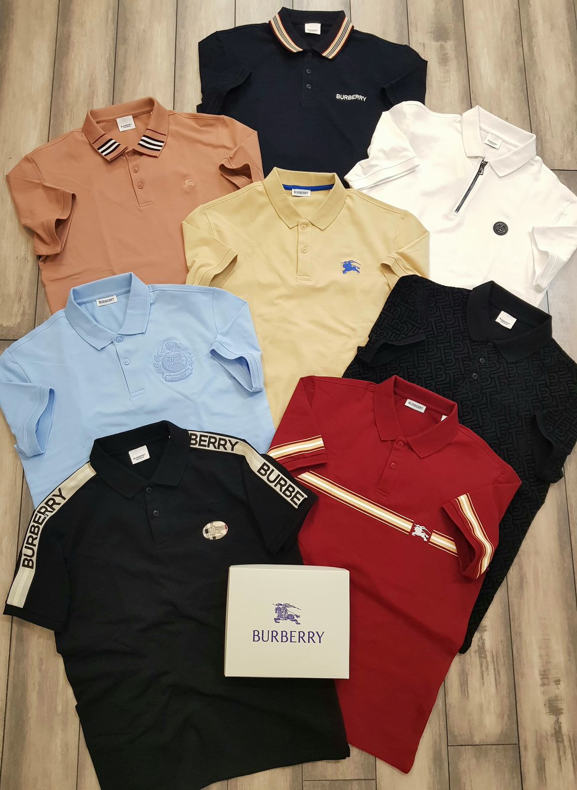 BURBERRY POLO SHORT SLEEVE SHIRT