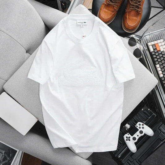 LACOSTE BIG LOGO CREW NECK T-SHIRT