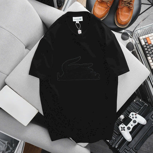 LACOSTE BIG LOGO CREW NECK T-SHIRT
