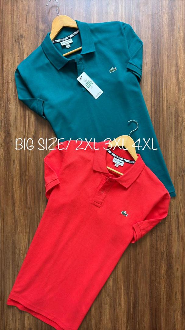 LACOSTE POLO SHORT SLEEVE SHIRT BIG SIZE