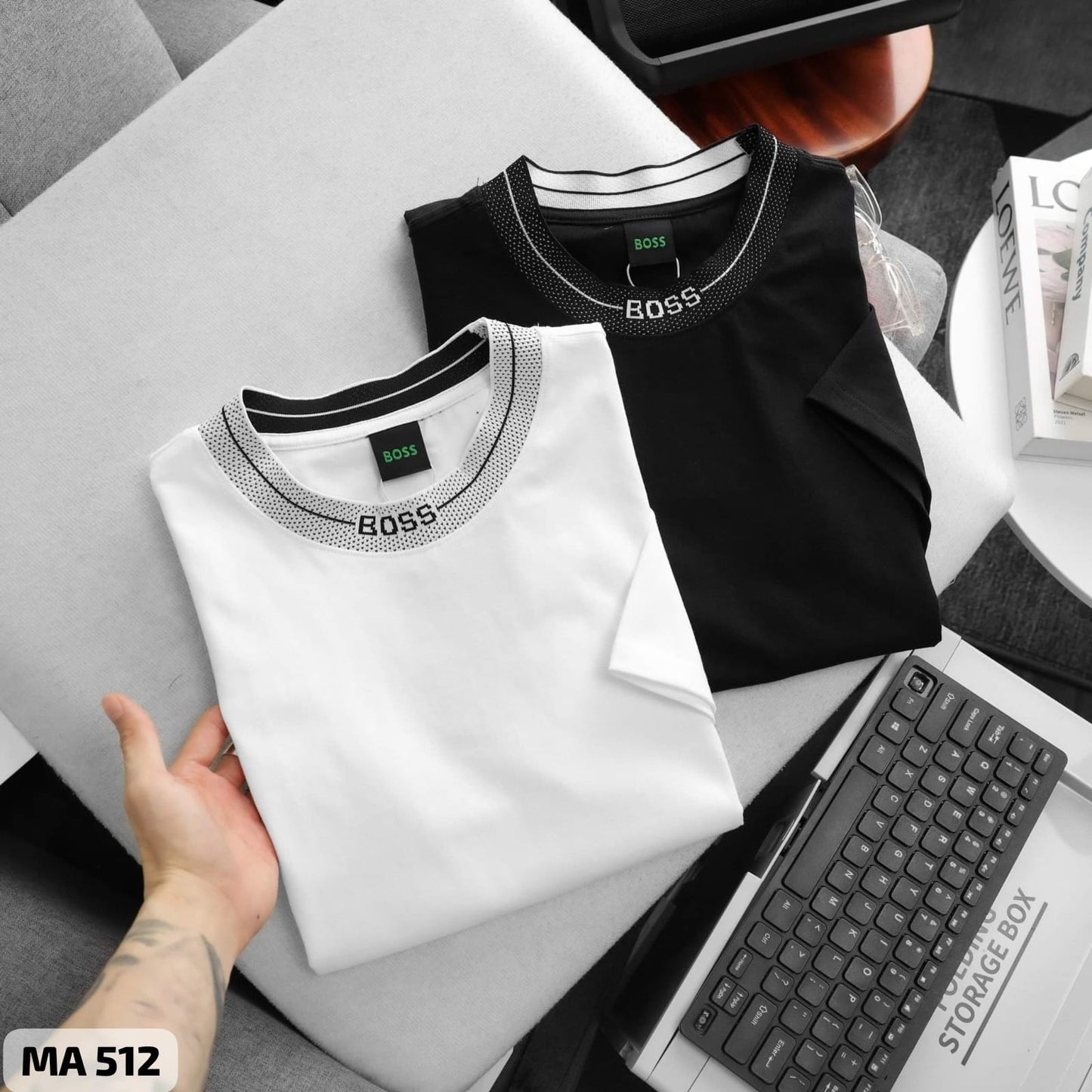 HUGO BOSS CREW NECK T-SHIRT